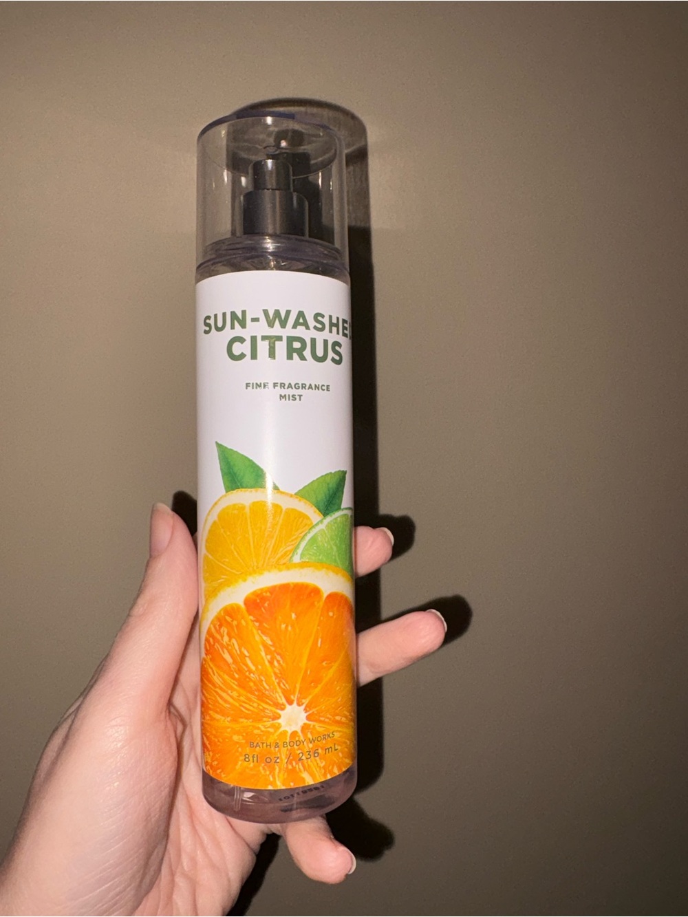 Bath & Body Works Sun-Washed Citrus Fine Fragrance Mist - Orange, Green, White